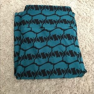 Lularoe Buffalo Leggings! OS!