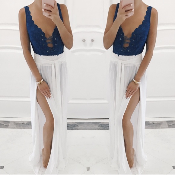 SOLD OUT ❌ Ivy Denim One Piece / Bodysuit - Picture 2 of 8