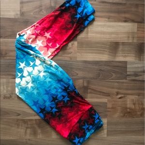 Americana TC LulaRoe leggings! Ombré stars!