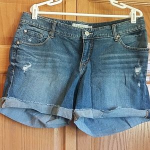 Torrid distressed Jean Shorts