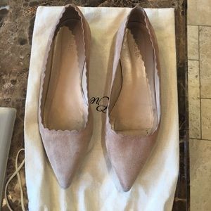 JCrew Scalloped Pointed Flats