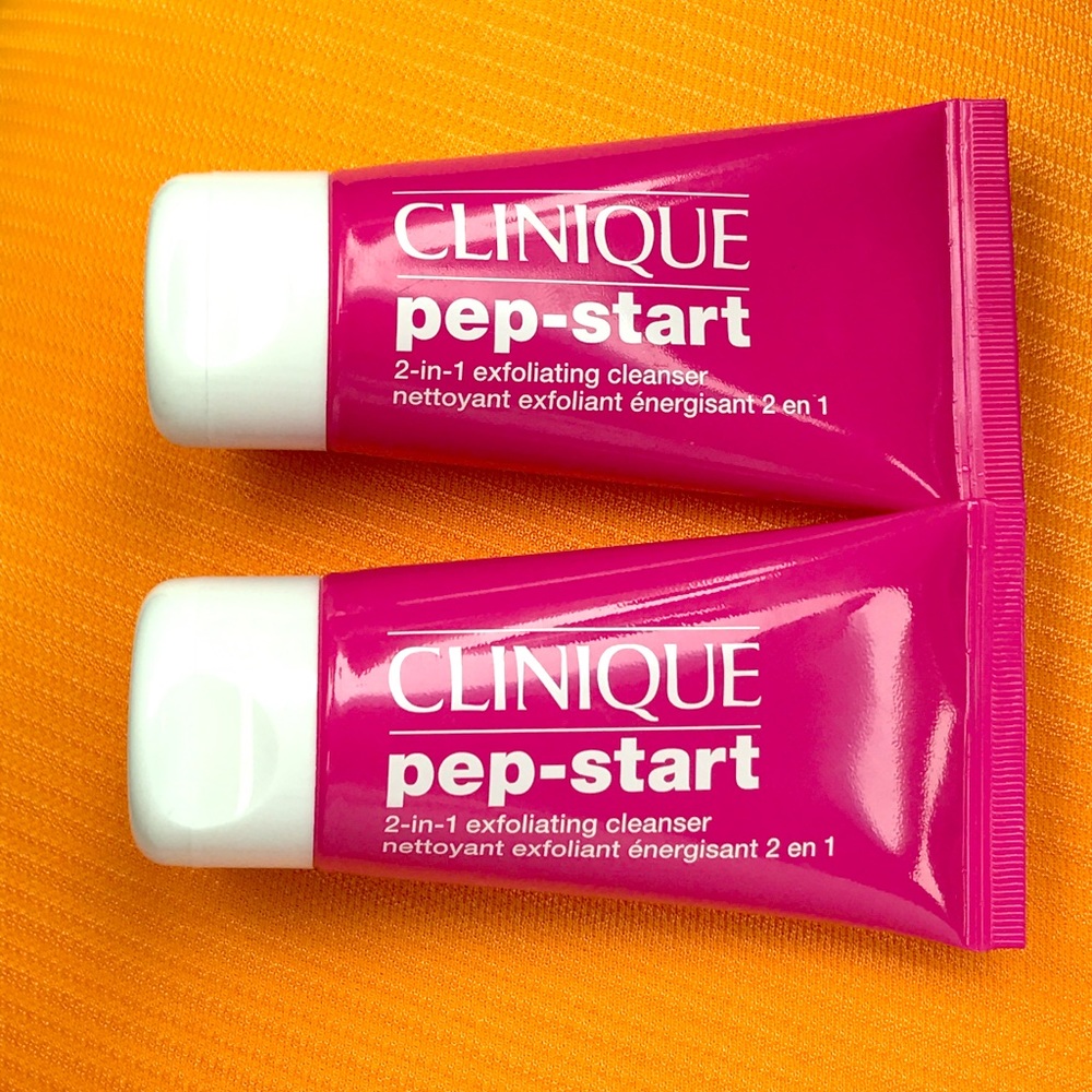 2 Clinique PepStart Cleansers 1 oz size