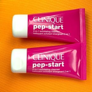 2 Clinique PepStart Cleansers 1 oz size