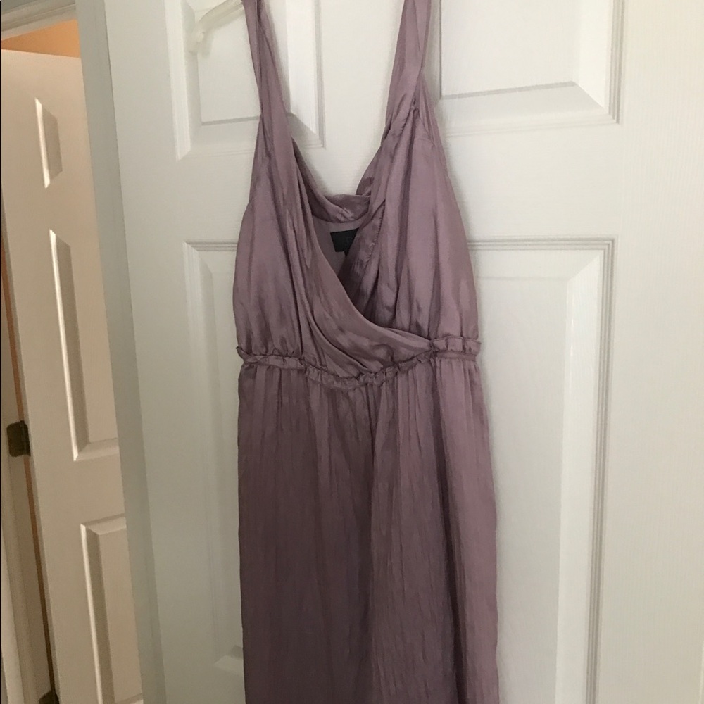 Lavender Knee length dress