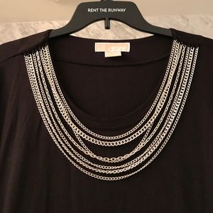 Mint condition Michael Kors black shirt.