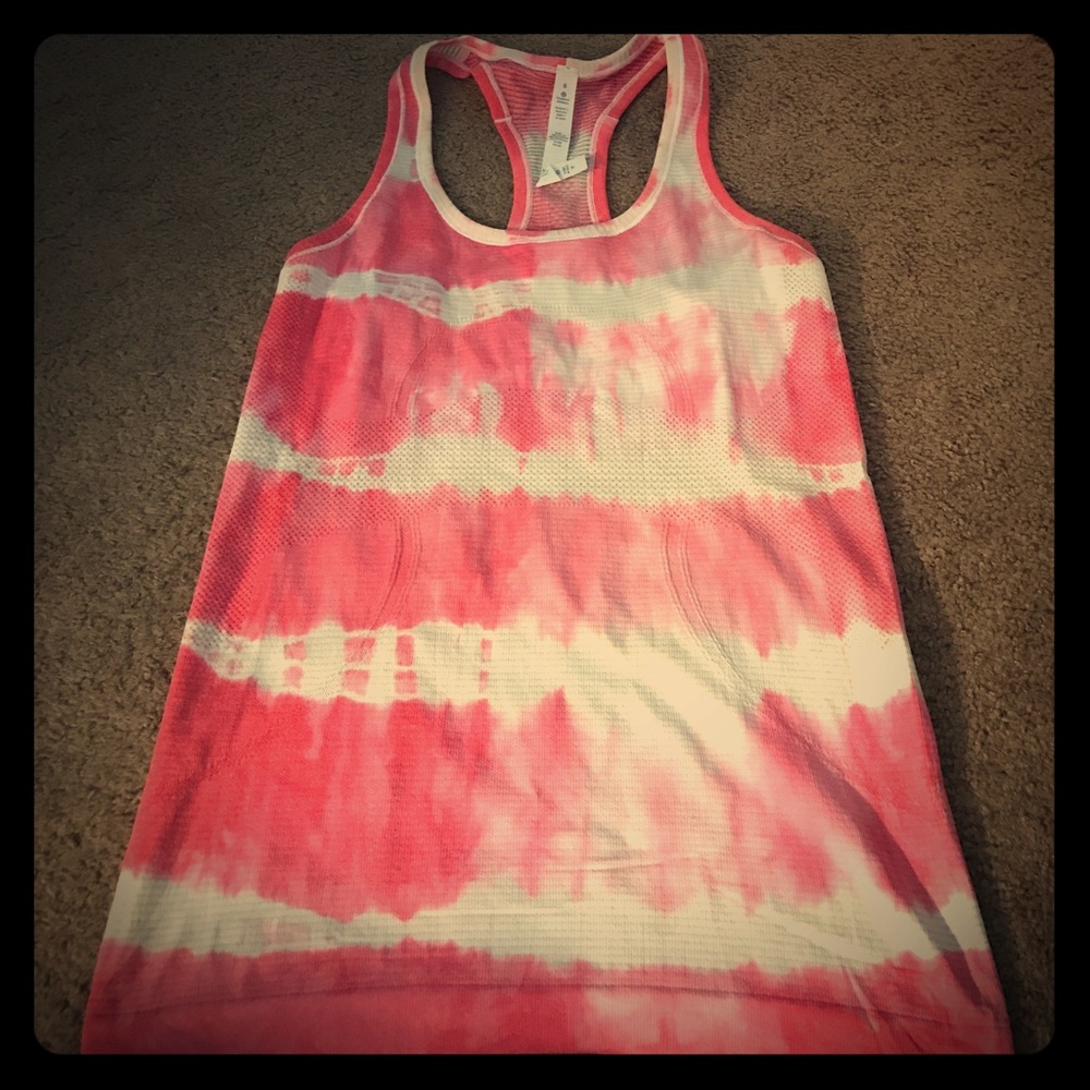 Lululemon swiftly tank sz 6 seawheeze