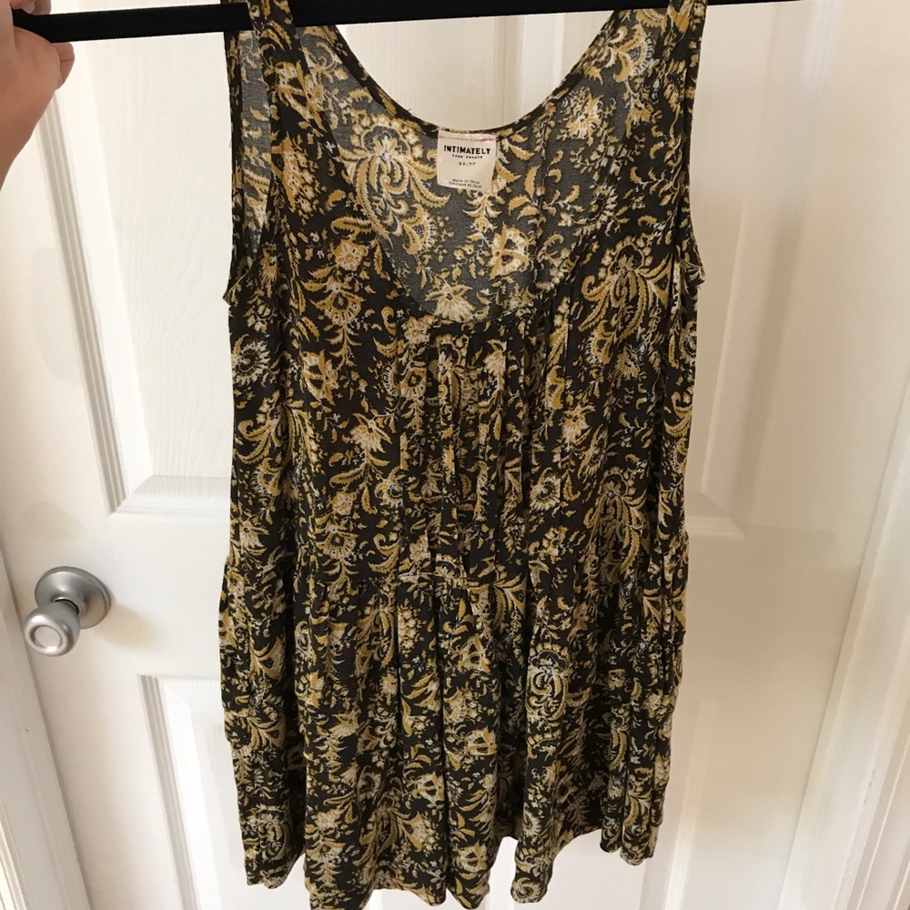 Free People Long Flowy Top