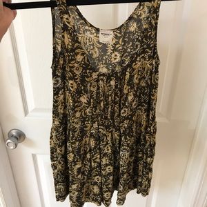 Free People Long Flowy Top