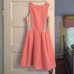 Champagne and strawberry size s dress WORN ONCE
