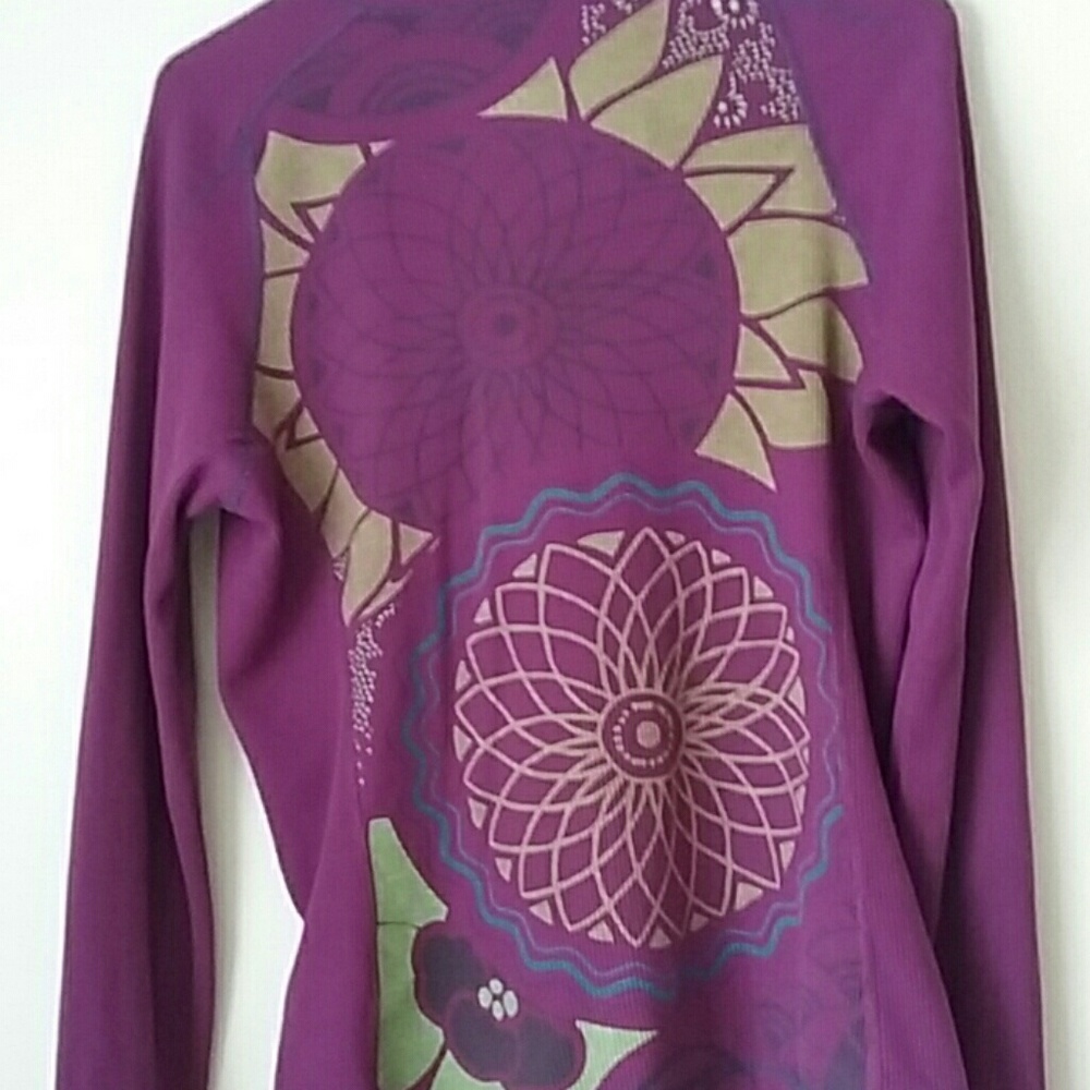 Title Nine waffle knit long sleeve shirt
