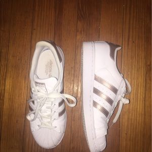Rose Gold Adidas Original Superstar
