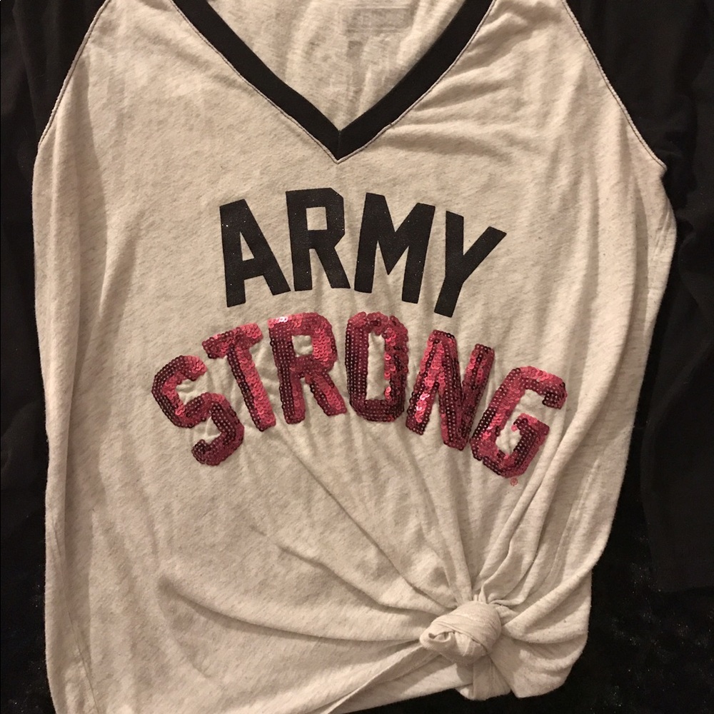 Victoria secret pink army tee