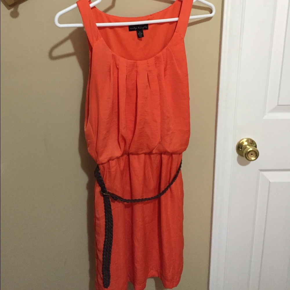 Orange dress