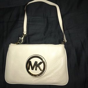 Leather MK Wristlet