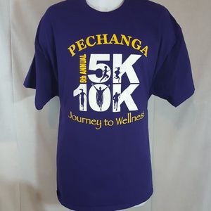 Pechanga 5k/10k run art purple 2XL tshirt
