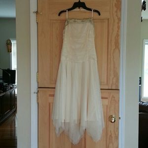 Formal cream dress