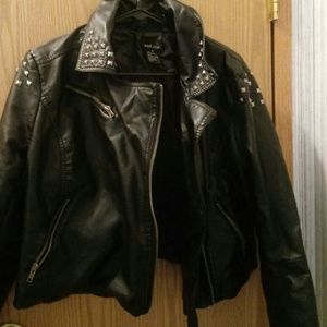 Wet Seal XL Leather Jacket