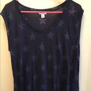 Blue stars tank top