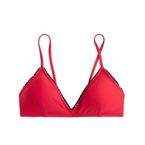 Red bikini top