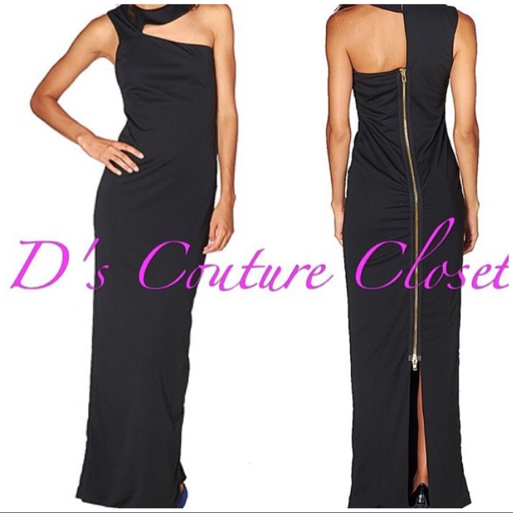 One Shoulder Cutout maxi dress -Brand New