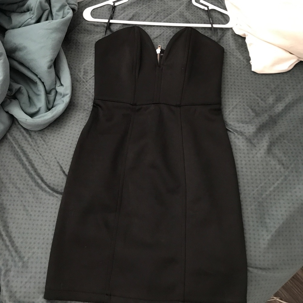 Forever 21 Strapless Black Mini