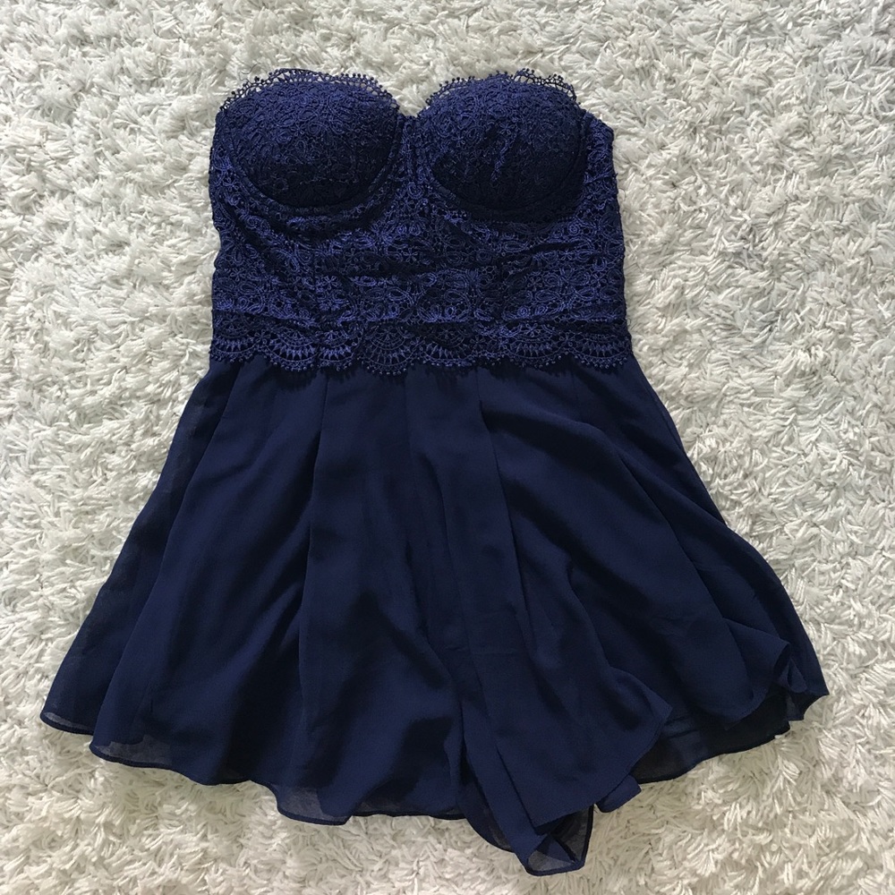 Blue romper