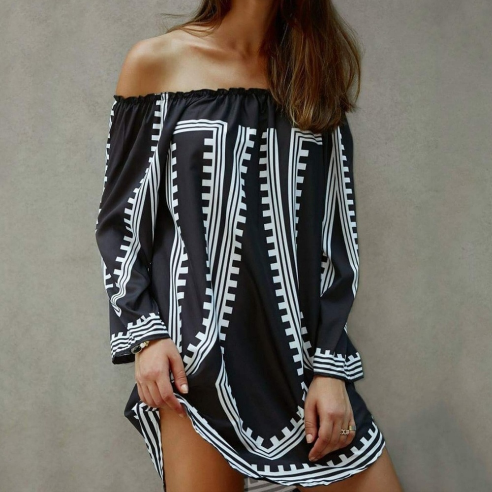 Womens off shoulder dress