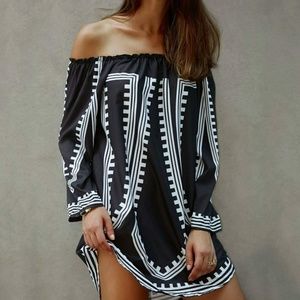 Womens off shoulder dress