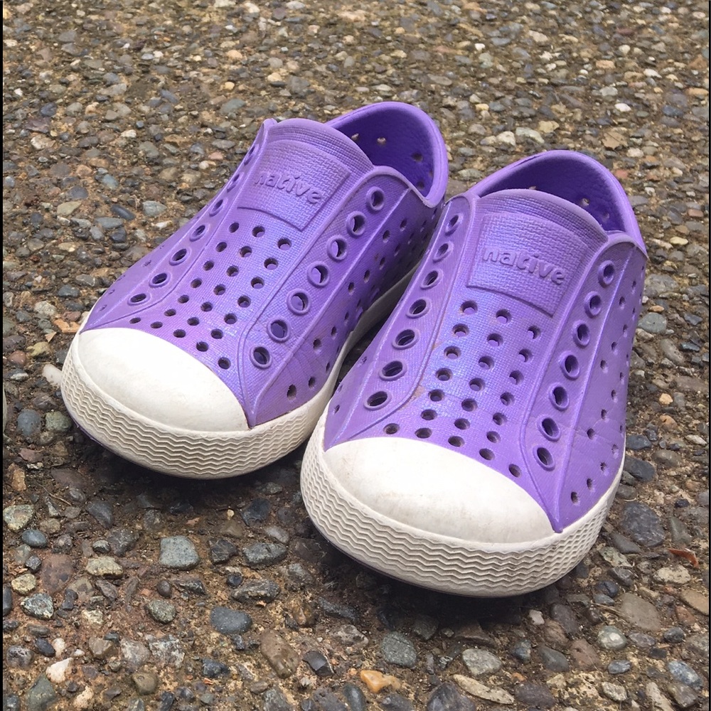 Girls purple iridescent natives