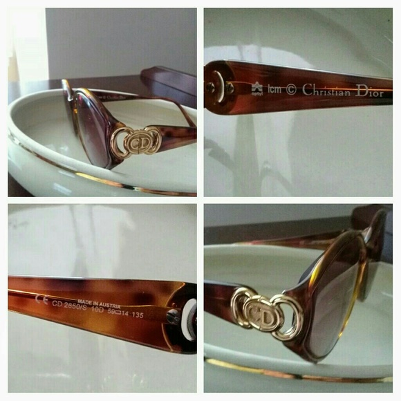 Vintage tortoise CHRISTIAN DIOR Frames Sunglasses main image 6