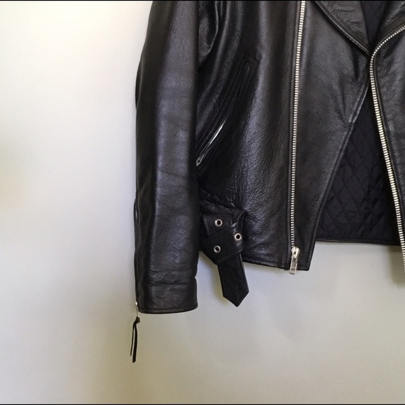 EUC leather biker jacket - Picture 5 of 5