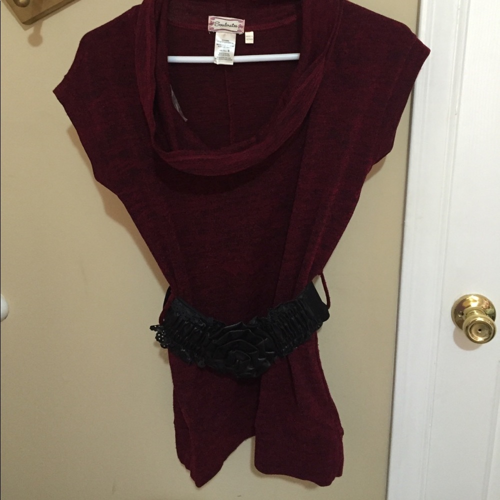 Red sweater