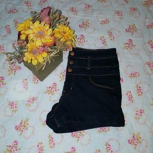Charlotte Russe High Waisted Stretchy Jean Shorts