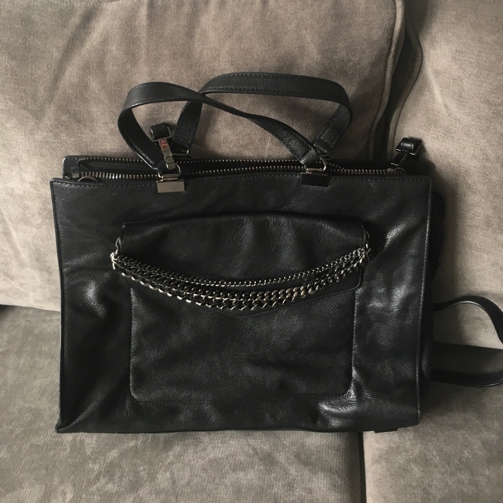 Black Milly bag with chains