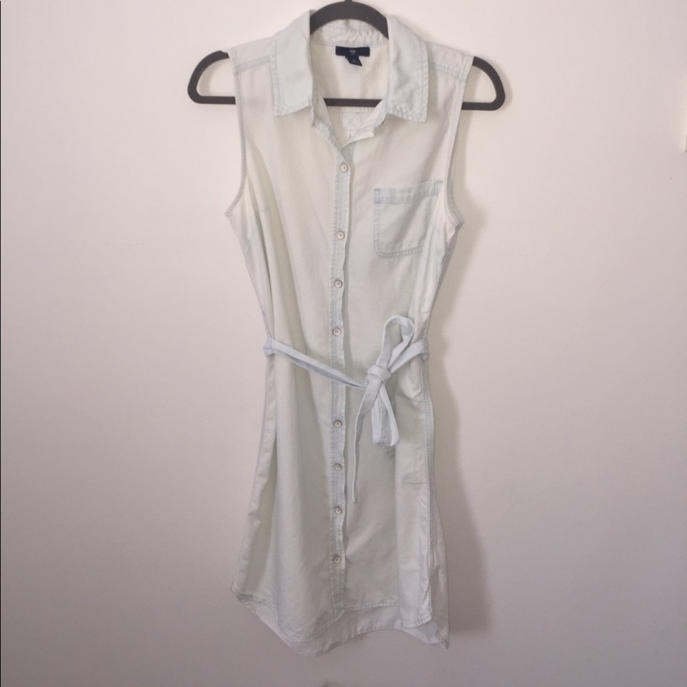 GAP light denim sundress
