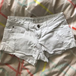 White shorts! Don't fit but good condition