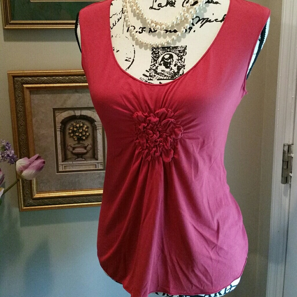 SOPHIE MAX Knit Jersey Sleeveless Top