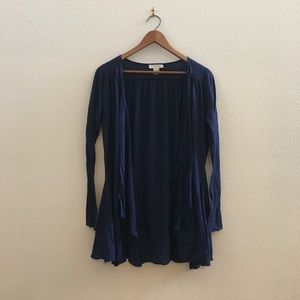 Navy blue cardigan