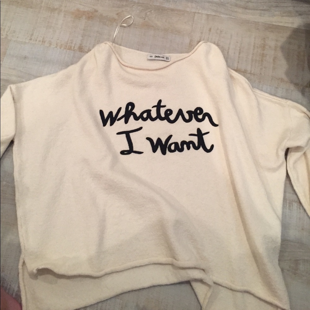 Zara sweatshirt