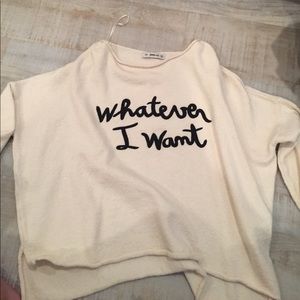 Zara sweatshirt