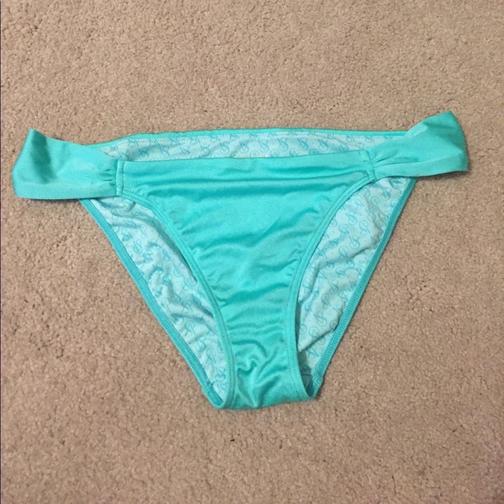 Victoria's Secret Aqua Bikini Bottoms