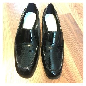 Nine West black moccasins.
