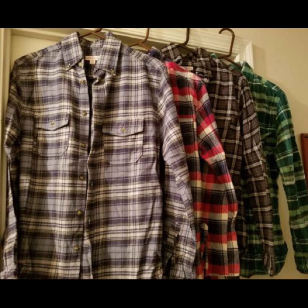 Boys Merona Flannel Shirts
