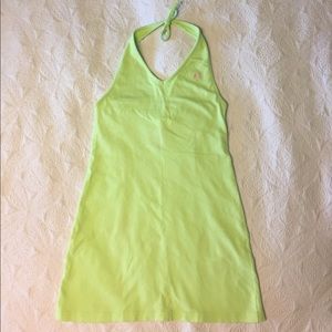 🌴Lilly Pulitzer Lime Green Halter Dress🌴