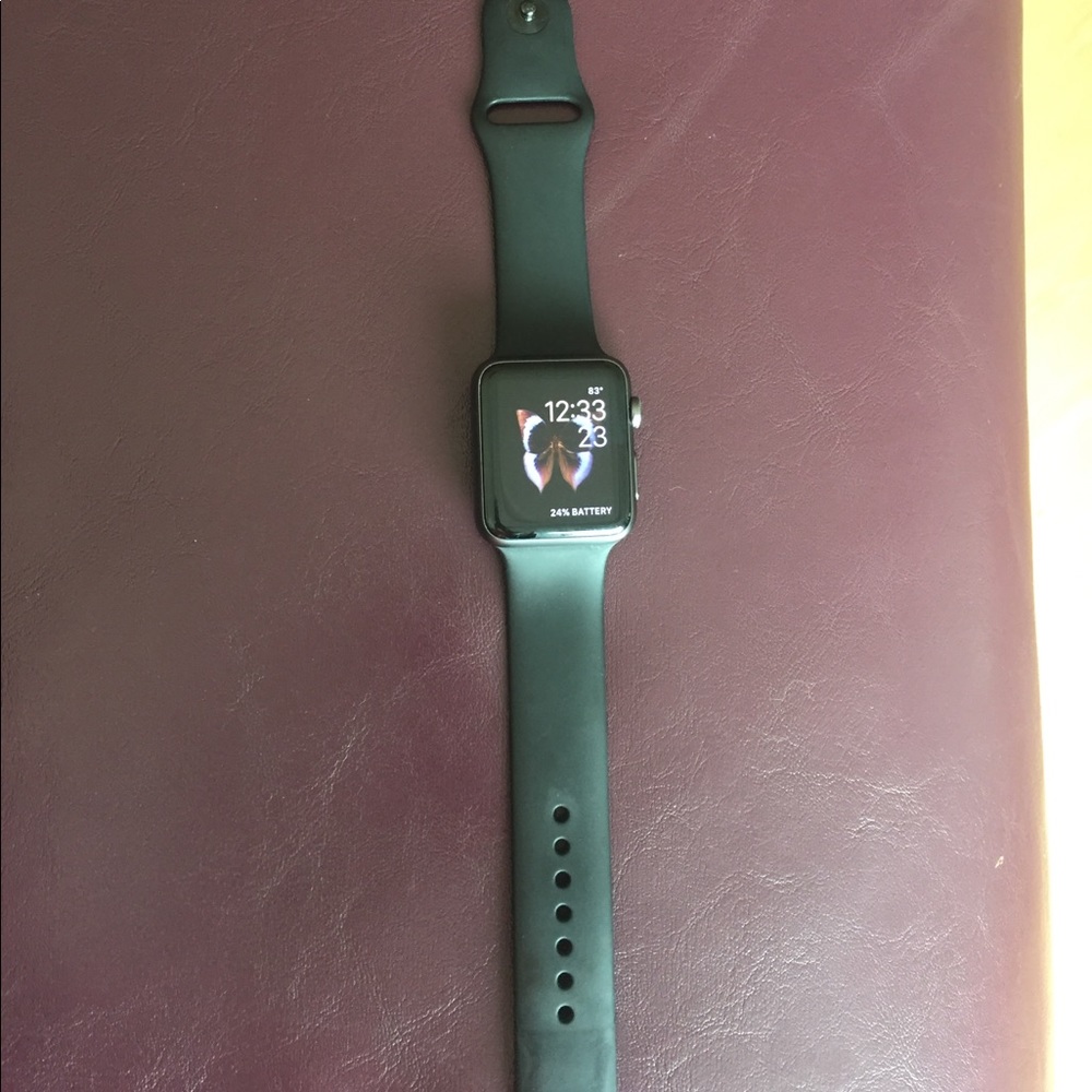 iPhone Apple Watch series 1 black aluminum