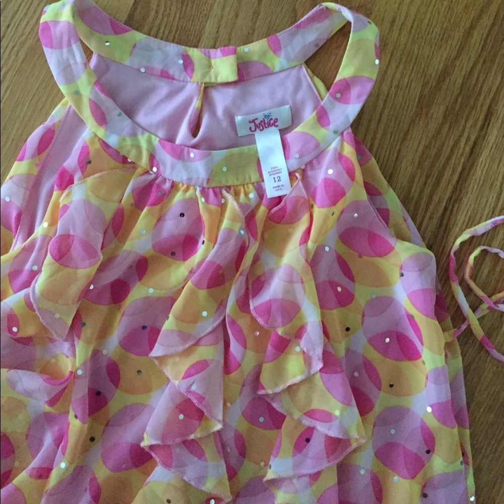 Sparkly Ruffled Dress - Picture 2 of 5