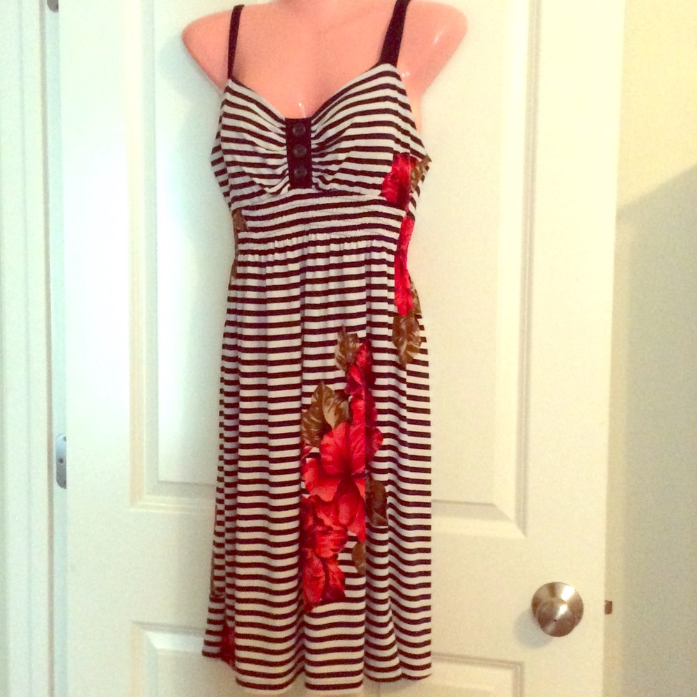 Navy Nautical Hawaiian Dress