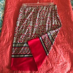 Patterned summer skirt