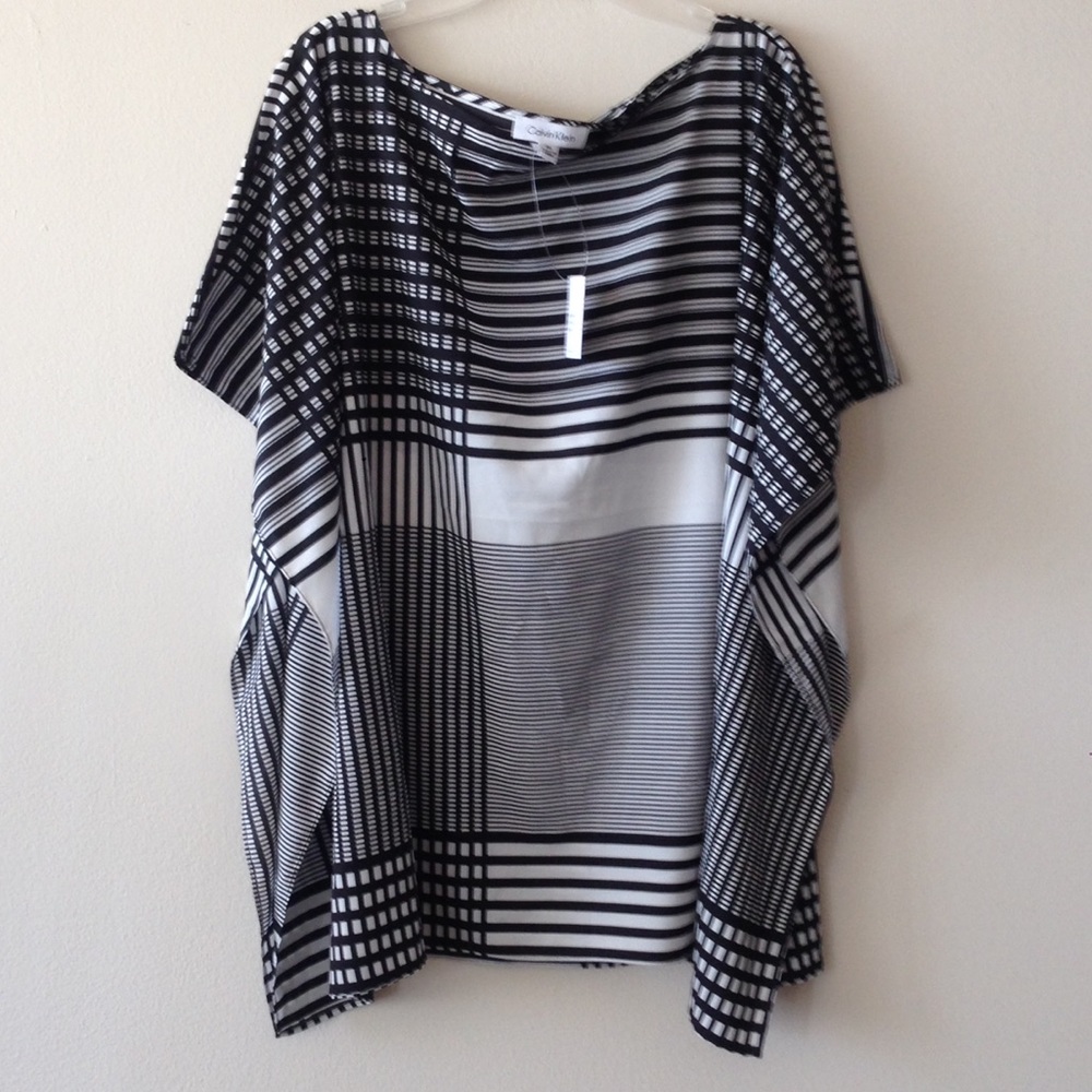 CALVIN KLEIN square summer blouse🐾