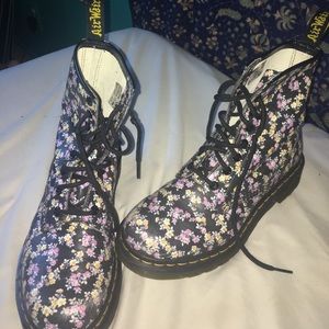 Floral doc martins